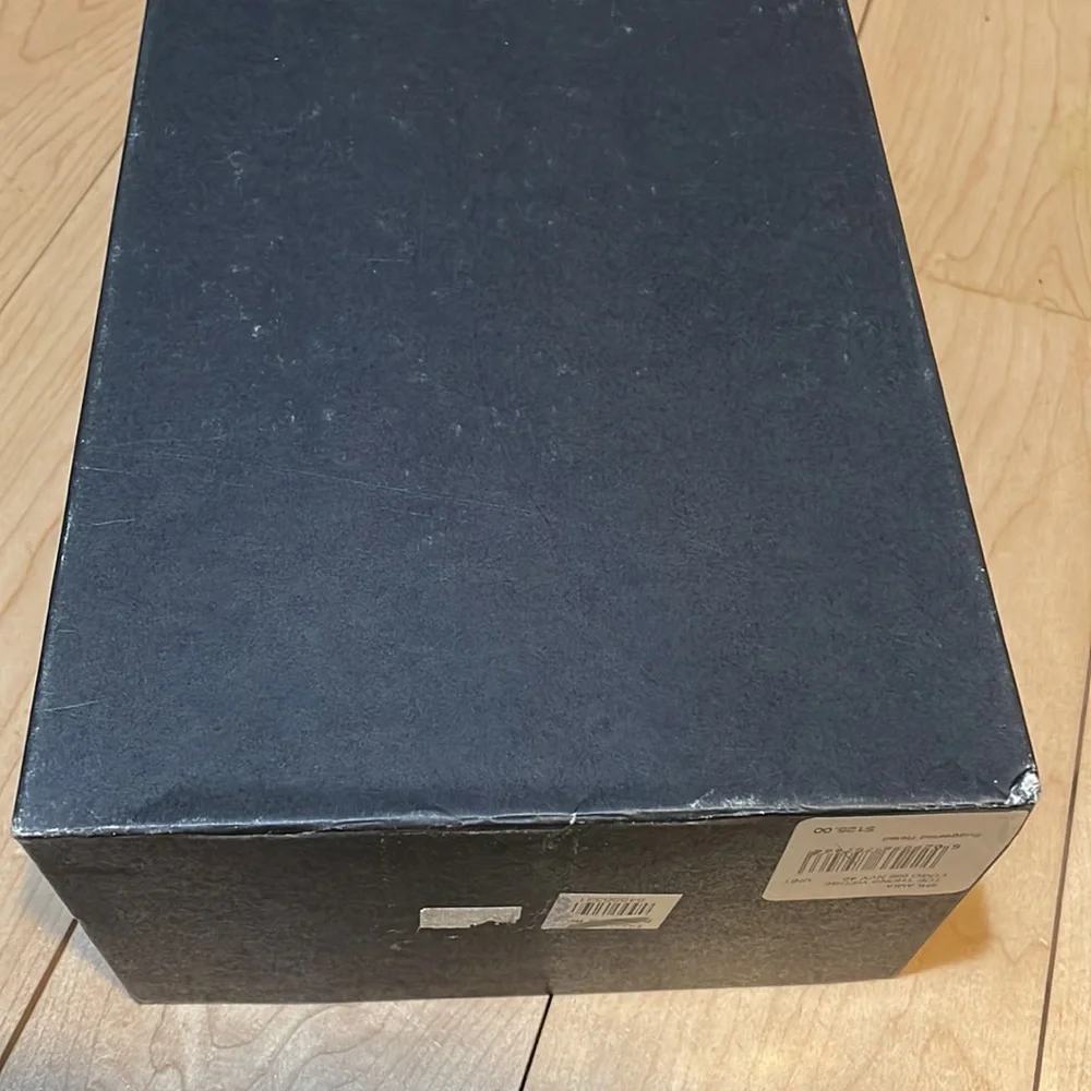 BURBERRY Empty shoe handbag storage gift box black logo
